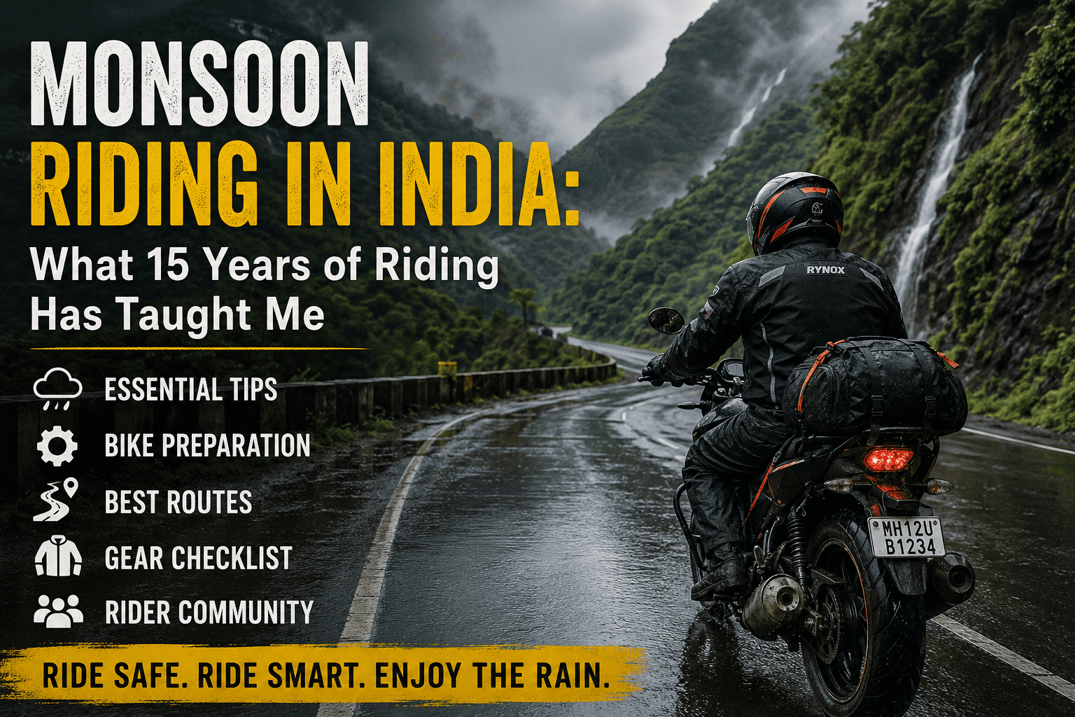 Monsoon Riding in India: Essential Tips, Gear, Routes & Lessons from the Road